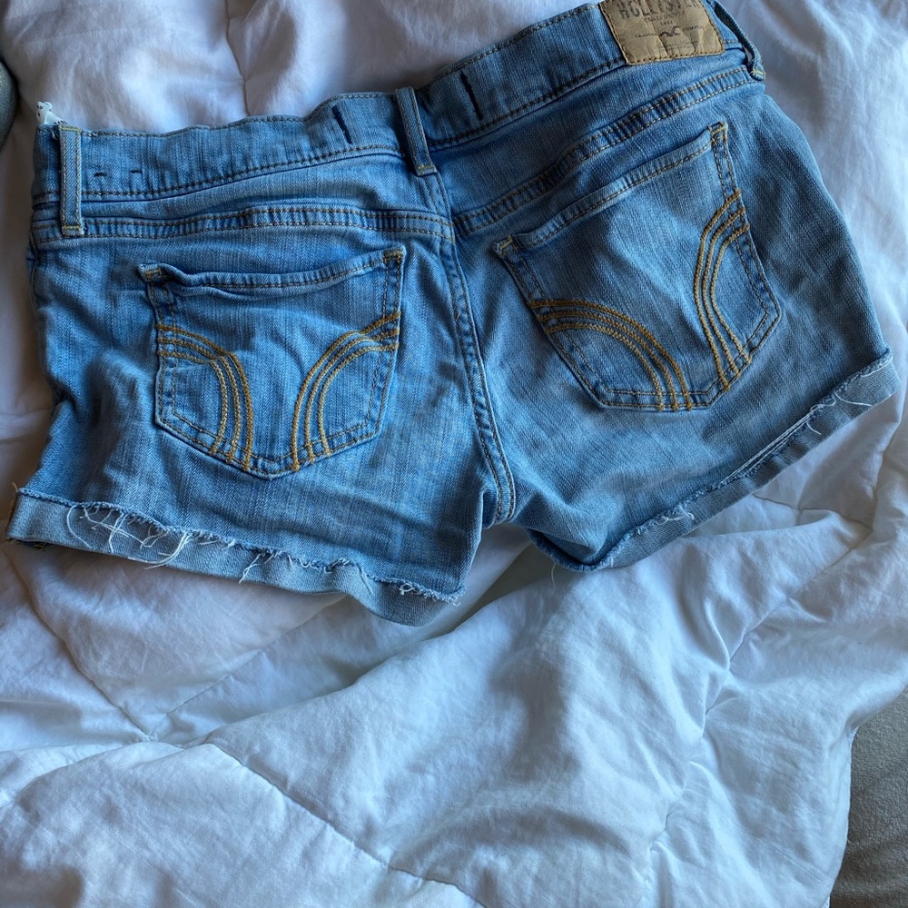 Light Blue Denim Shorts - Picture 3 of 3
